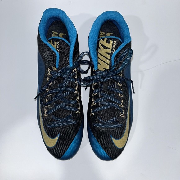 Alpha Pro 2 NIKESKIN Black/Green/Gold FB Cleats sz 15 Jaguars - Picture 4 of 11